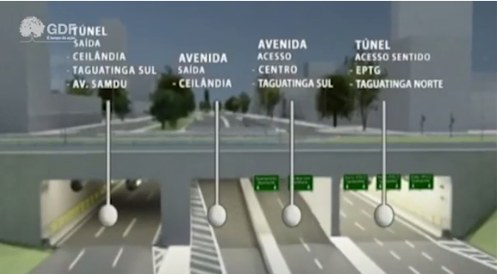 Túneo de Taguatinga - Veja a animação da obra que mudará o centro da cidade!